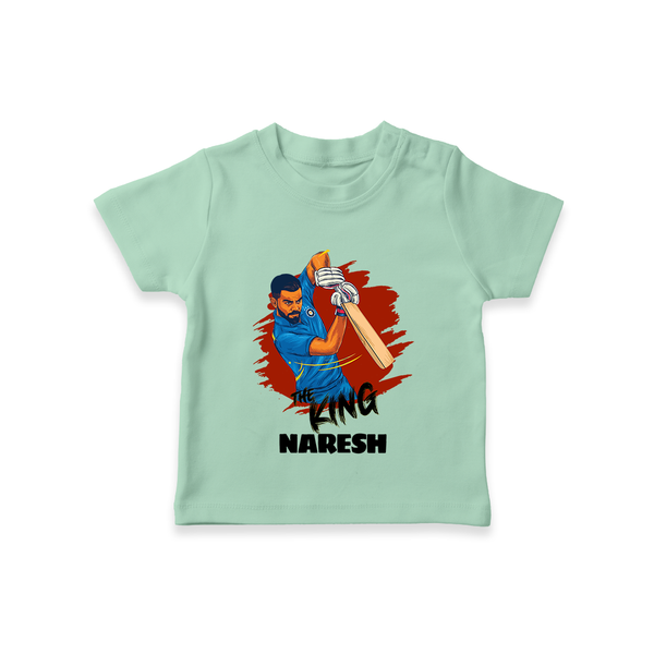 Future Match Winner TSHIRT – Personalized Cricket Outfit - MINT GREEN - 0-5 Months Old (Chest 17")