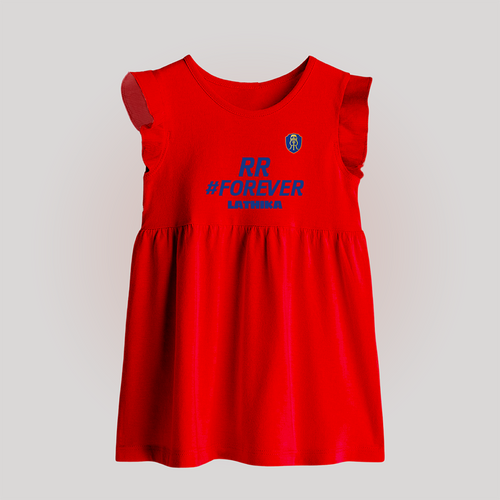RR #Forever - Make Every Match Day Special With Our Customized IPL-Themed Baby Frock For Babies With Name