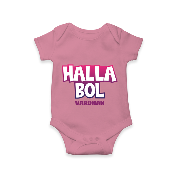 Halla Bol - Make Every Match Day Special With Our Customized IPL-Themed Romper For Babies With Name - ONION - 0 - 3 Months Old (Chest 16")