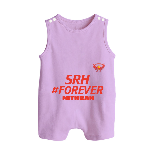 SRH #Forever - Make Every Match Day Special With Our Customized IPL-Themed Romper Suit For Babies With Name - LILAC - 0 - 5 Months Old (Chest 18")