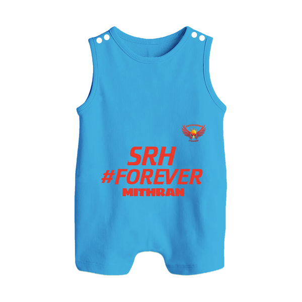 SRH #Forever - Make Every Match Day Special With Our Customized IPL-Themed Romper Suit For Babies With Name - ROYAL BLUE - 0 - 5 Months Old (Chest 18")