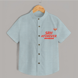 SRH #Forever - Make Every Match Day Special With Our Customized IPL-Themed Shirt For Kids With Name - ARCTIC BLUE - 0 - 6 Months Old (Chest 23")