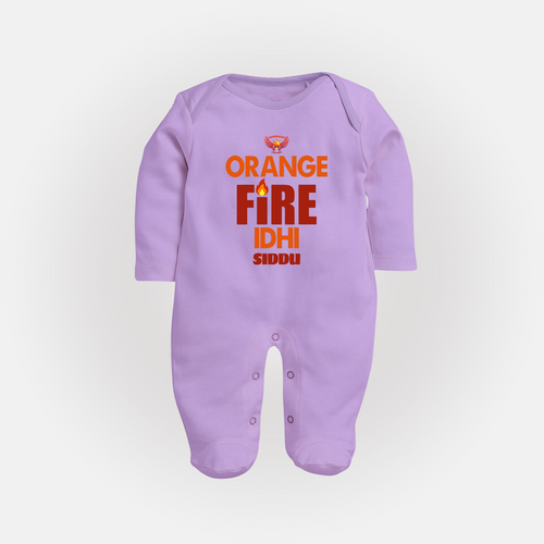 Orange Fire Idhi - Make Every Match Day Special With Our Customized IPL-Themed Sleep Suit For Babies With Name