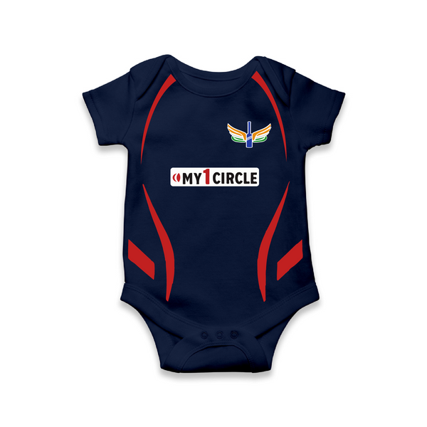 LSG IPL  Jersey Inspired Romper - Customized IPL-Themed Romper For Babies With Baby Name (Copy)