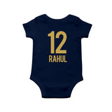 GT IPL  Jersey Inspired Romper - Customized IPL-Themed Romper For Babies With Baby Name