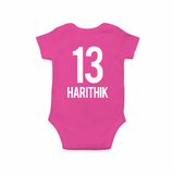 RR IPL  Jersey Inspired Romper - Customized IPL-Themed Romper For Babies With Baby Name (Copy)