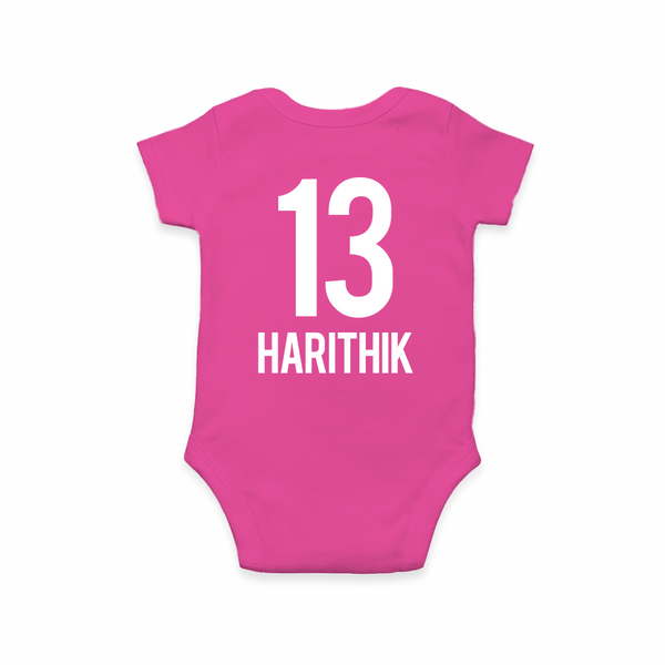 RR IPL  Jersey Inspired Romper - Customized IPL-Themed Romper For Babies With Baby Name (Copy)