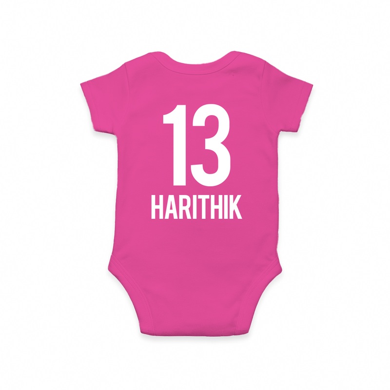 RR IPL  Jersey Inspired Romper - Customized IPL-Themed Romper For Babies With Baby Name (Copy)