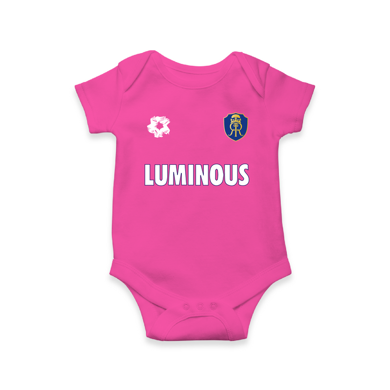 RR IPL  Jersey Inspired Romper - Customized IPL-Themed Romper For Babies With Baby Name (Copy)