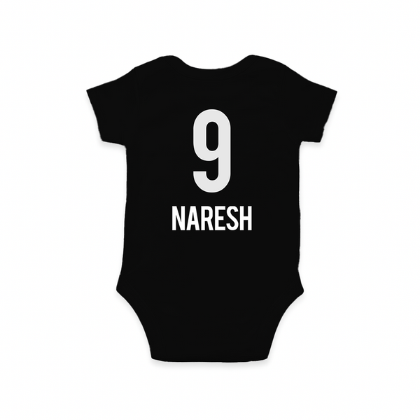 SRH IPL  Jersey Inspired Romper - Customized IPL-Themed Romper For Babies With Baby Name