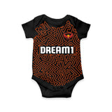 SRH IPL Jersey Inspired Romper - Customized IPL-Themed Romper For Babies With Baby Name