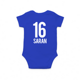 DC IPL  Jersey Inspired Romper - Customized IPL-Themed Romper For Babies With Baby Name (Copy)