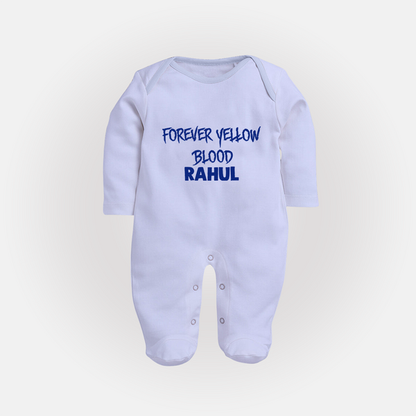 Yellow Vibes Forever FULL BODY SUIT – Fan Edition - BABY BLUE - New Born (Chest 7.5")