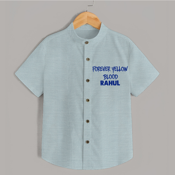 Yellow Vibes Forever SHIRT – Fan Edition - ARCTIC BLUE - 0 - 6 Months Old (Chest 23")
