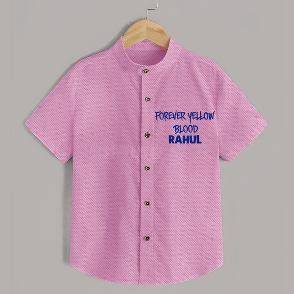 Yellow Vibes Forever SHIRT – Fan Edition - BABY PINK - 0 - 6 Months Old (Chest 23")