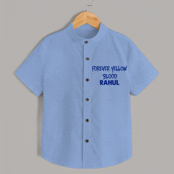 Yellow Vibes Forever SHIRT – Fan Edition - SKY BLUE - 0 - 6 Months Old (Chest 23")