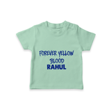 Yellow Vibes Forever TSHIRT – Fan Edition - MINT GREEN - 0-5 Months Old (Chest 17")