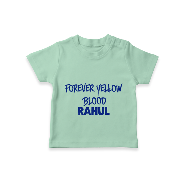 Yellow Vibes Forever TSHIRT – Fan Edition - MINT GREEN - 0-5 Months Old (Chest 17")