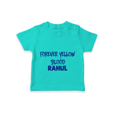 Yellow Vibes Forever TSHIRT – Fan Edition - TEAL - 0-5 Months Old (Chest 17")