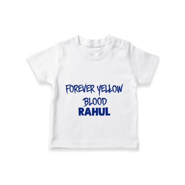 Yellow Vibes Forever TSHIRT – Fan Edition - WHITE - 0-5 Months Old (Chest 17")