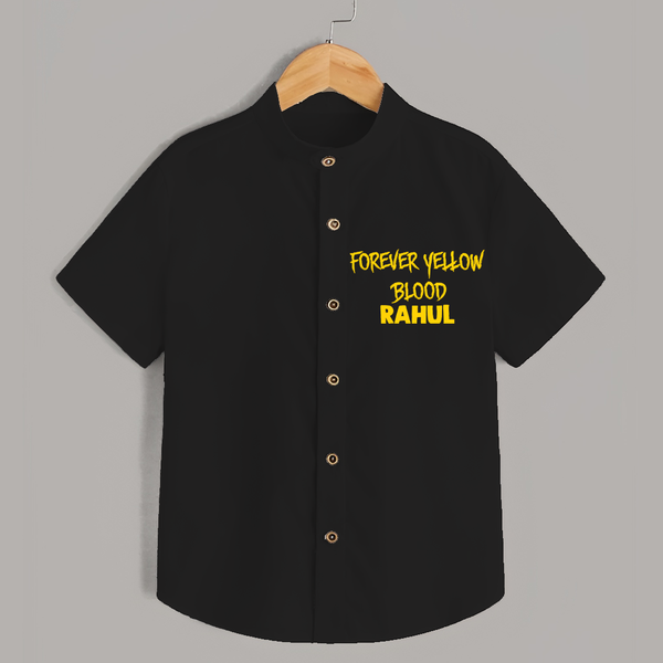 Yellow Vibes Forever SHIRT – Fan Edition - BLACK - 0 - 6 Months Old (Chest 23")