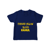 Yellow Vibes Forever TSHIRT – Fan Edition - NAVY BLUE - 0-5 Months Old (Chest 17")