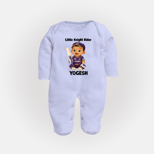 Purple Power Kid FULL BODY SUIT – Cute Cricket Outfit - BABY BLUE - New Born (Chest 7.5")