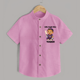 Purple Power Kid SHIRT – Cute Cricket Outfit - BABY PINK - 0 - 6 Months Old (Chest 23")