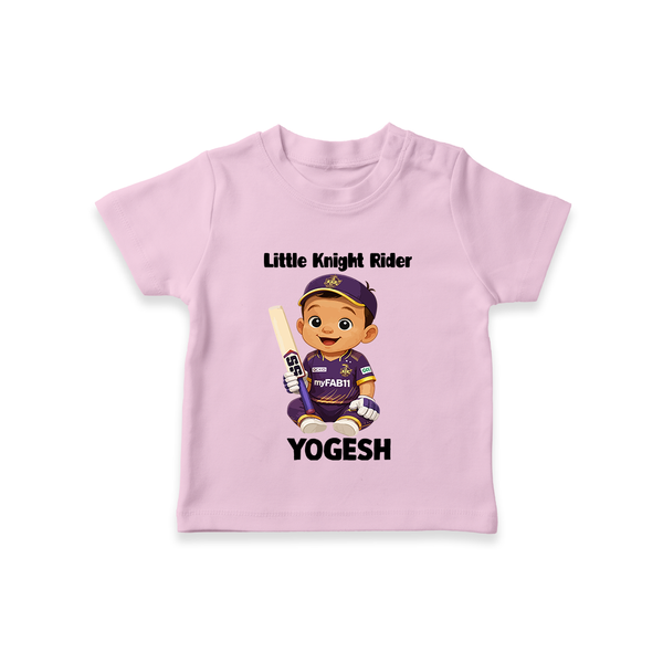 Purple Power Kid TSHIRT – Cute Cricket Outfit - BABY PINK - 0-5 Months Old (Chest 17")