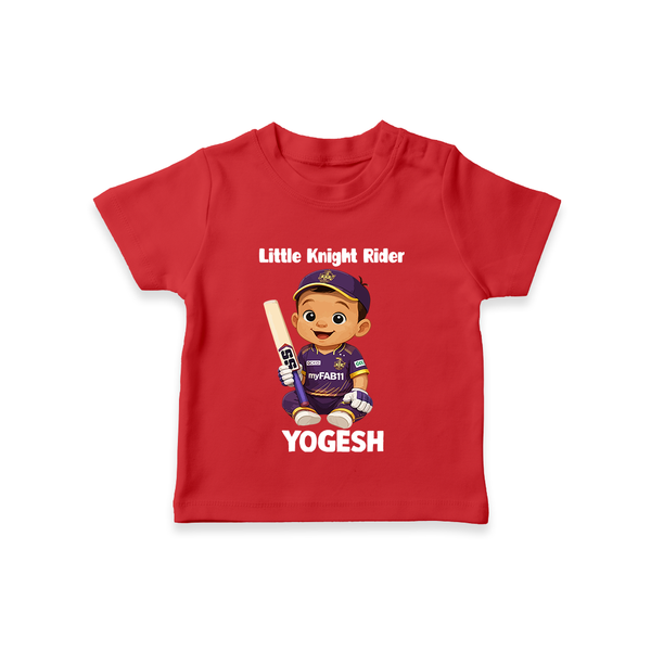 Purple Power Kid TSHIRT – Cute Cricket Outfit - RED - 0-5 Months Old (Chest 17")