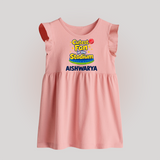 Cutest Fan in the Stadium BABY FROCK - BABY PINK - 0 - 3 Months Old (Chest 17")