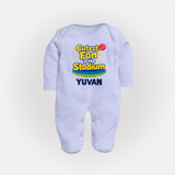 Cutest Fan in the Stadium FULL BODY SUIT - BABY BLUE - New Born (Chest 7.5")