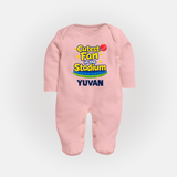 Cutest Fan in the Stadium FULL BODY SUIT - BABY PINK - New Born (Chest 7.5")