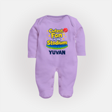 Cutest Fan in the Stadium FULL BODY SUIT - LILAC - New Born (Chest 7.5")
