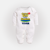 Cutest Fan in the Stadium FULL BODY SUIT - WHITE - New Born (Chest 7.5")