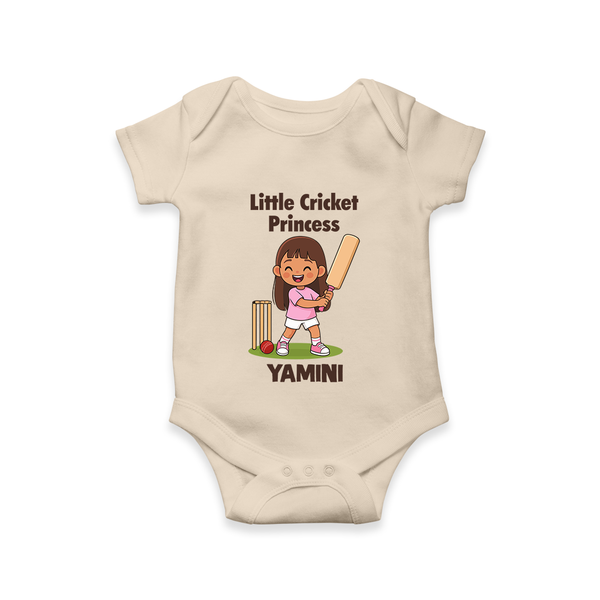Little Cricket Princess Baby Romper - IVORY - New Born (Chest 14")