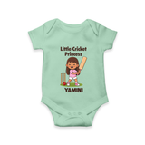 Little Cricket Princess Baby Romper - MINT GREEN - New Born (Chest 14")