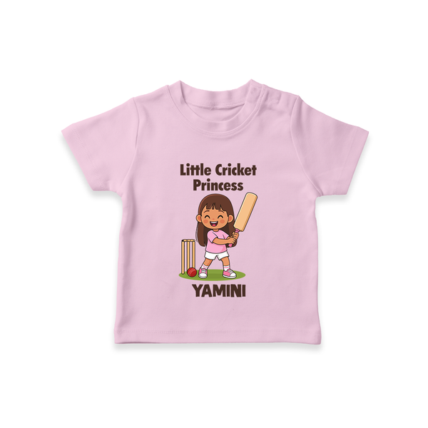 Little Cricket Princess TSHIRT - BABY PINK - 0-5 Months Old (Chest 17")