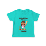 Little Cricket Princess TSHIRT - TEAL - 0-5 Months Old (Chest 17")