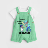 Daddy’s Cricket Partner DUNGAREE - GREEN - 0 - 5 Months Old (Chest 18")