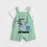 Daddy’s Cricket Partner DUNGAREE - MINT GREEN - 0 - 5 Months Old (Chest 18")