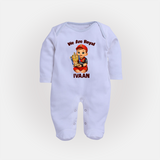 Royal Cricket Kid FULL BODY SUIT - BABY BLUE - New Born (Chest 7.5")