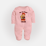 Royal Cricket Kid FULL BODY SUIT - BABY PINK - New Born (Chest 7.5")