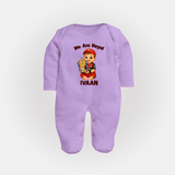 Royal Cricket Kid FULL BODY SUIT - LILAC - New Born (Chest 7.5")