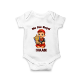 Royal Cricket Kid Baby Romper - WHITE - New Born (Chest 14")