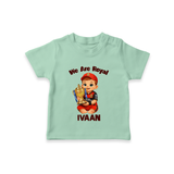 Royal Cricket Kid TSHIRT - MINT GREEN - 0-5 Months Old (Chest 17")