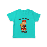 Royal Cricket Kid TSHIRT - TEAL - 0-5 Months Old (Chest 17")