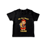 Royal Cricket Kid TSHIRT - BLACK - 0-5 Months Old (Chest 17")