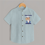 Chinna Cricketer SHIRT - ARCTIC BLUE - 0 - 6 Months Old (Chest 23")