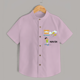 Jhanda Uncha Rahe Humara Customized Shirt For Kids - PINK - 0 - 6 Months Old (Chest 23")